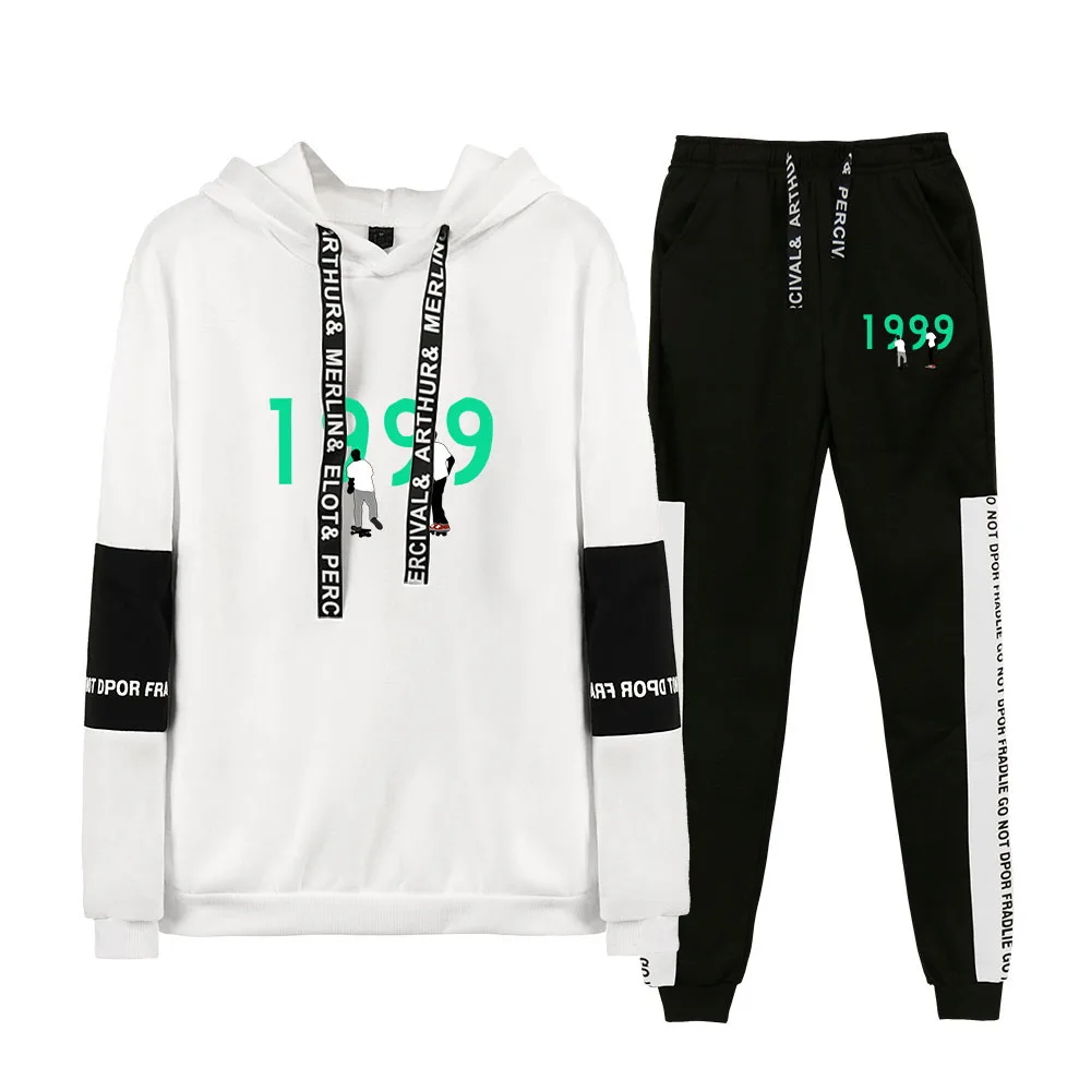 

Joey Badass Hoodie Unisex Tracksuit Two Piece Set Hoodie+Sweatpants Women Men's Sets Harajuku Streetwear Fashion Clothes