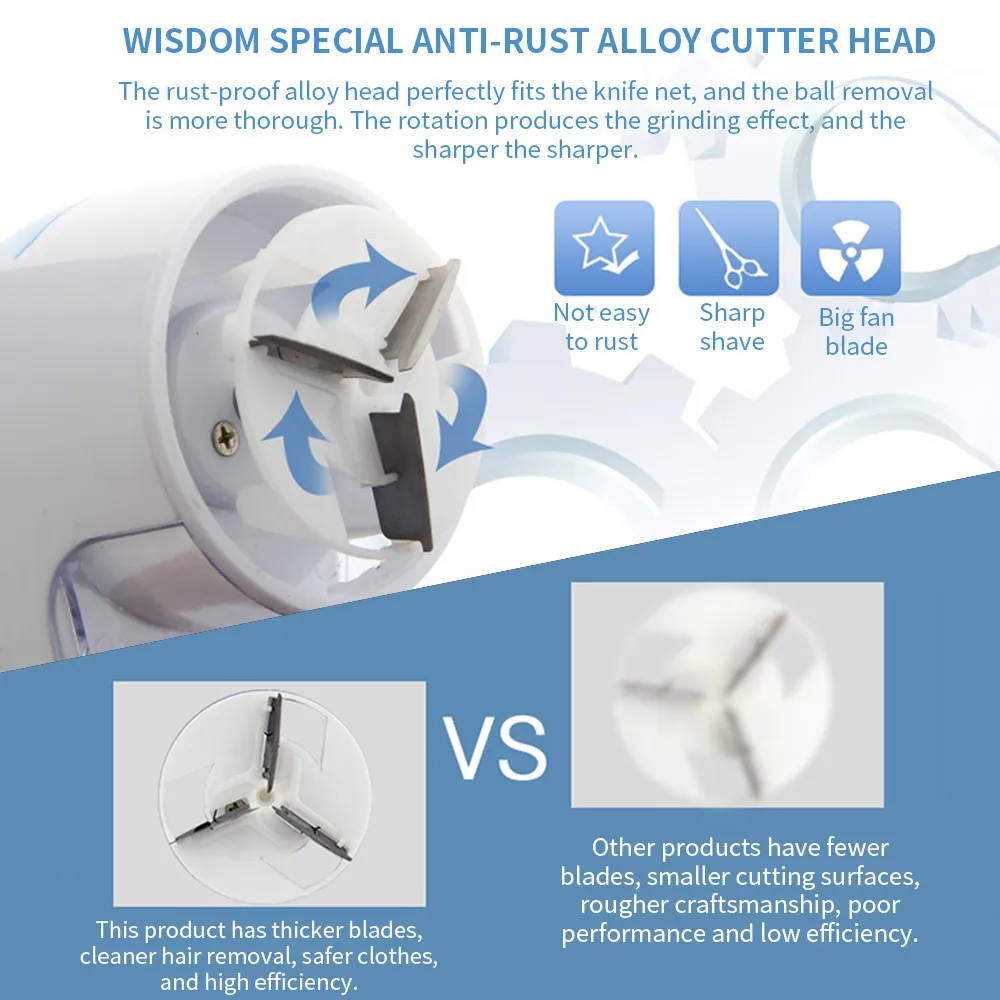 Перезаряжаемая Машинка для удаления катышков одежды портативная Бритва тканей