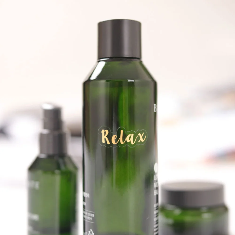 

5 Sheets Essential Oil Bottle Labels Letters Tag Stickers Creative Oil Bottle Decals Self-adhesive Pasters