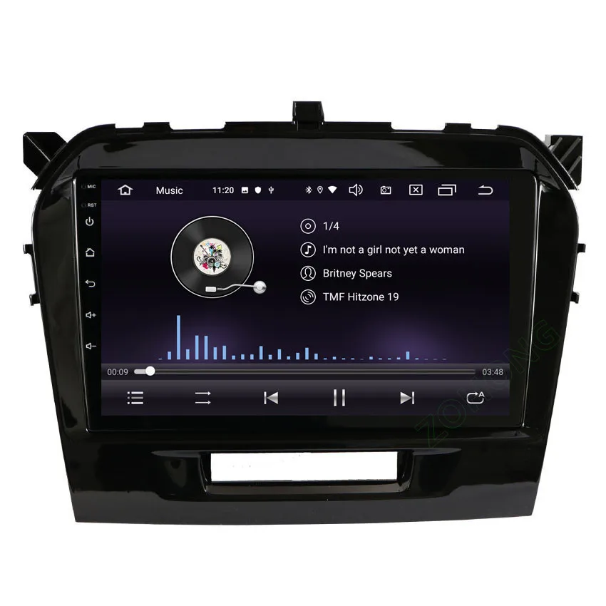 4G 2.5D RAM2Gb Android9.0 для Suzuki Vitara- автомобильный Радио мультимедийный плеер gps навигация Авторадио Стерео автомобильный dvd-плеер