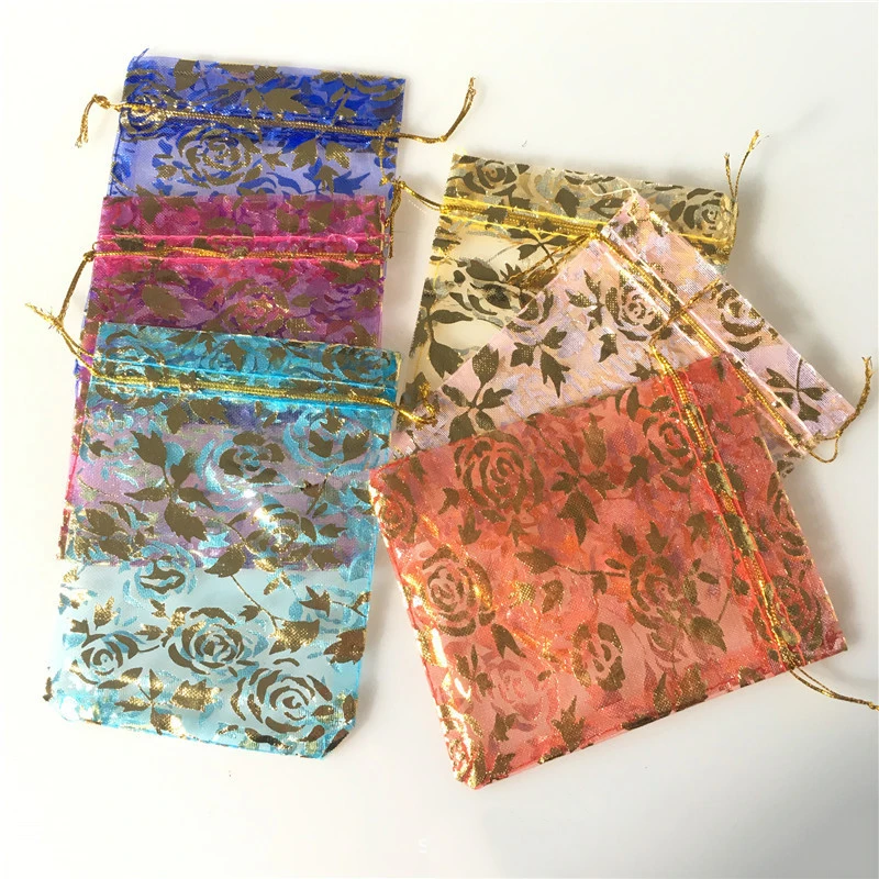 1 шт. прозрачная сетчатая сумочка для ювелирных изделий из органзы|Подарочные