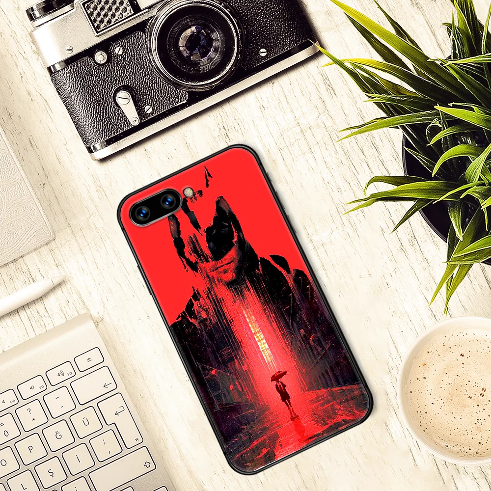 

Bruce Wayne Bat man Phone Case Cover Hull For HUAWEI honor 7a 8s 8a 8x 9 9x 10 20 i Lite Pro black Back Silicone Coque Painting