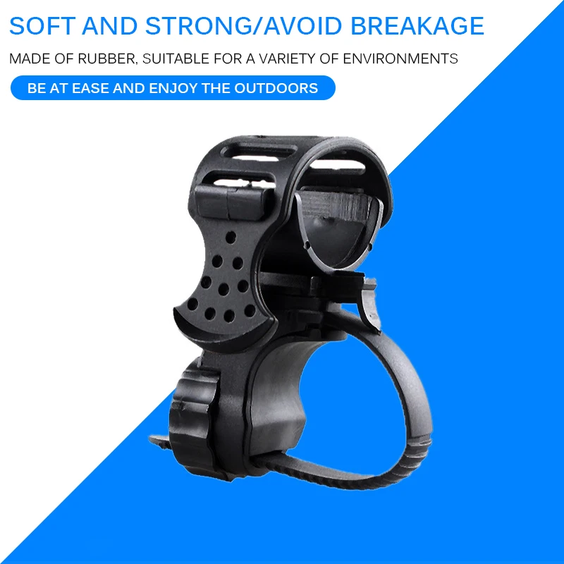 Велосипедный светильник стойки вспышки Светильник Зажим с нескользящей