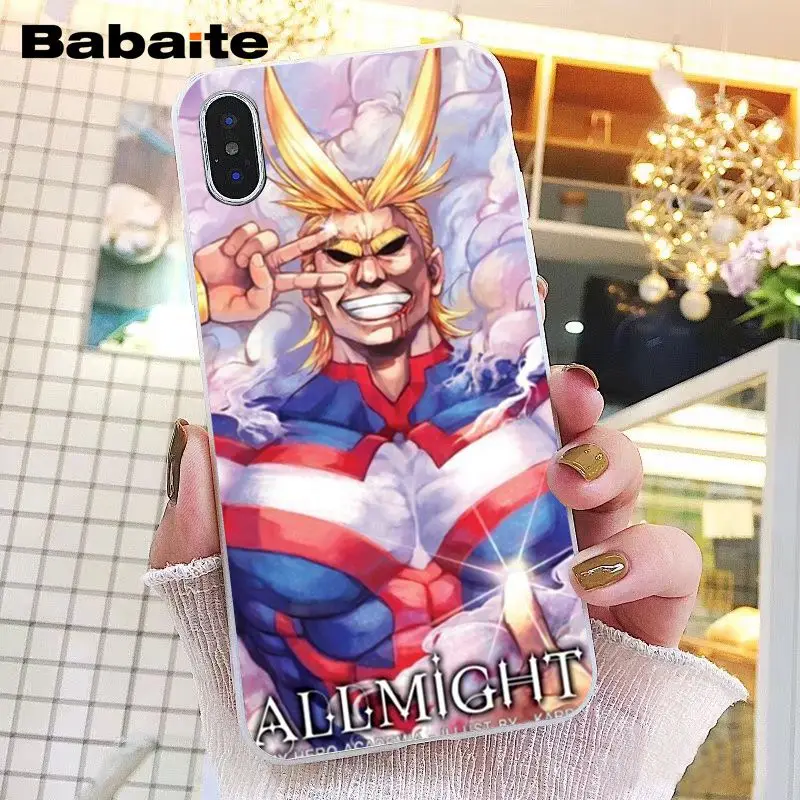 A14 Babaite аниме My Hero Academy deku bakugou Boku no Hero чехол для телефона iPhone XR 11 Pro Max XS MAX 8 7 6 6S Plus X 5 5S SE - Цвет: A14