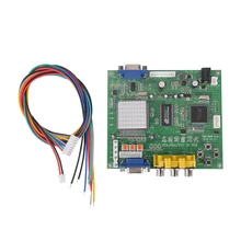 1pc for Arcade Game RGB/CGA/EGA/YUV To VGA HD Video Converter Board HD9800/GBS8200 Hot Green Board