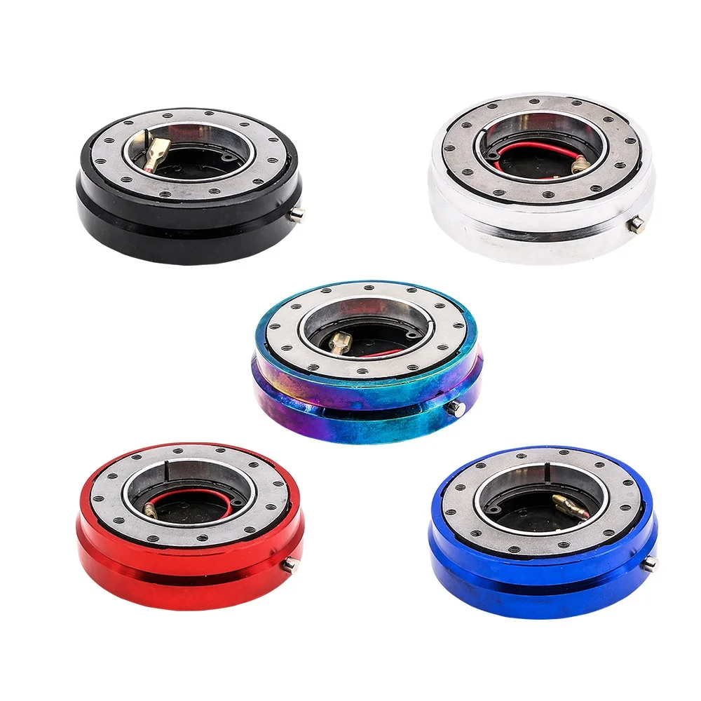 

Car Thin Modified Steering Wheel Quick Release Device Racing Steering Wheel Quick Release With Button Lock Car Accessories