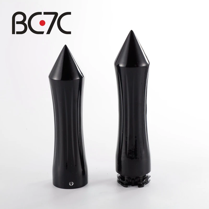 

Motorcycle Universal Aluminum 7/8”Handle Bar Grips Protector Bullet Chrome Handlebar Sleeve For Harley Davidson