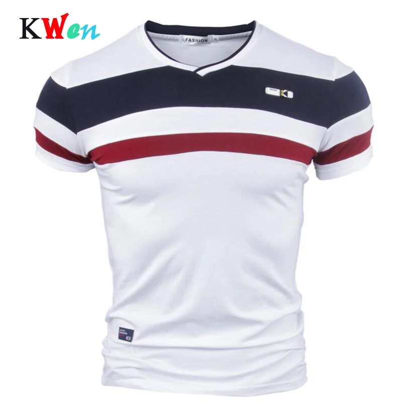 Мужская модель 2019 Новинка лета 100% чистый хлопок винтажные футболки в стиле