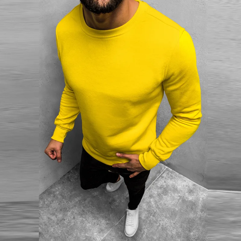 Свитшот SITEWEIE G522 однотонный с капюшоном уличная спортивная повседневная одежда