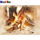 Алмазная живопись 5d Дракон Ира, стикер сделай сам в стиле Фэнтези, квадратнаякруглая вышивка, мозаика для украшения стен