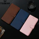 Чехол-Кошелек Tsimak для Huawei Y7A, Y5, Y6, Y7, Y9 Prime, Y6SY, 9S, Y5P, Y6P, Y7P, Y8P Pro 2018, 2019, чехол-книжка из искусственной кожи в стиле ретро