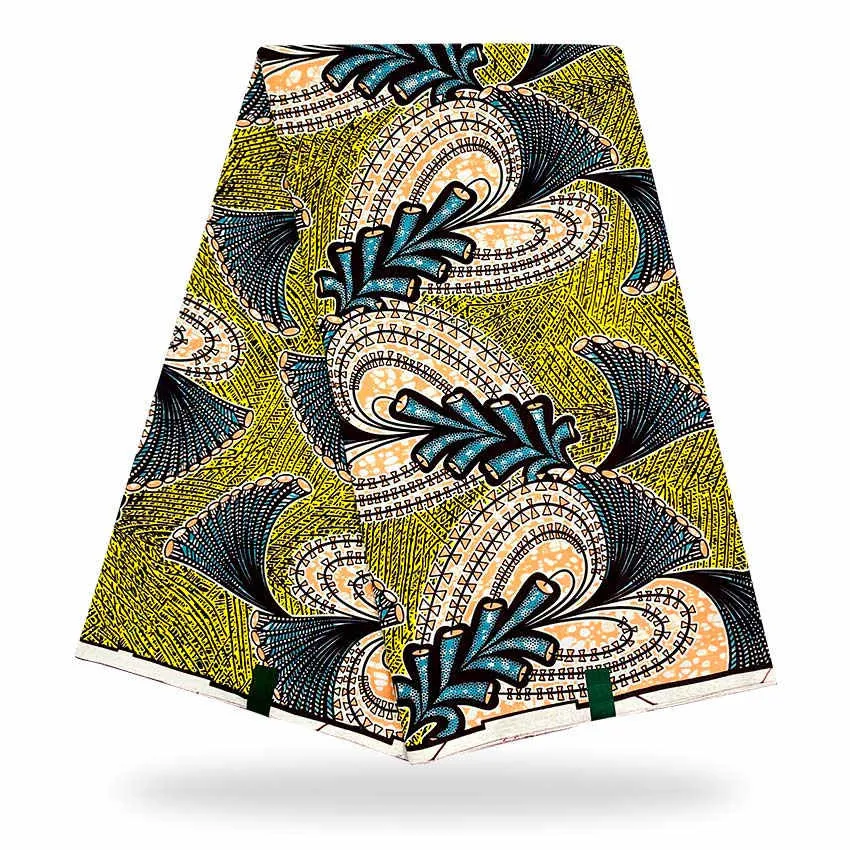 

Top Soft 100% Cotton Veritable Wax Ankara Prints Block Fabric Sewing Dress Craft Material Africa Loincloth Tissu Patchwork F7-7