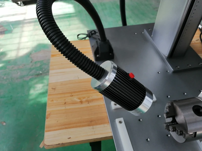 Двойная красная указка система волоконной лазерной маркировки USB порт лазерная