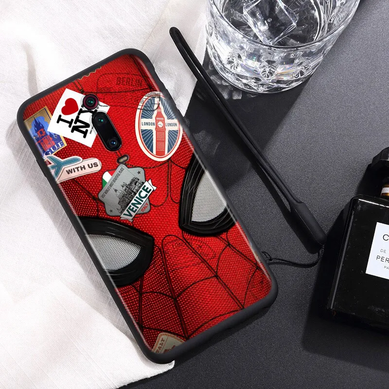 Marvel Venom Spiderman For Xiaomi Redmi 10 10X 9T 9C 9C 8 K50 K40S Gaming 4G 5G Silicone TPU Soft Black Phone Case Fundas Coque
