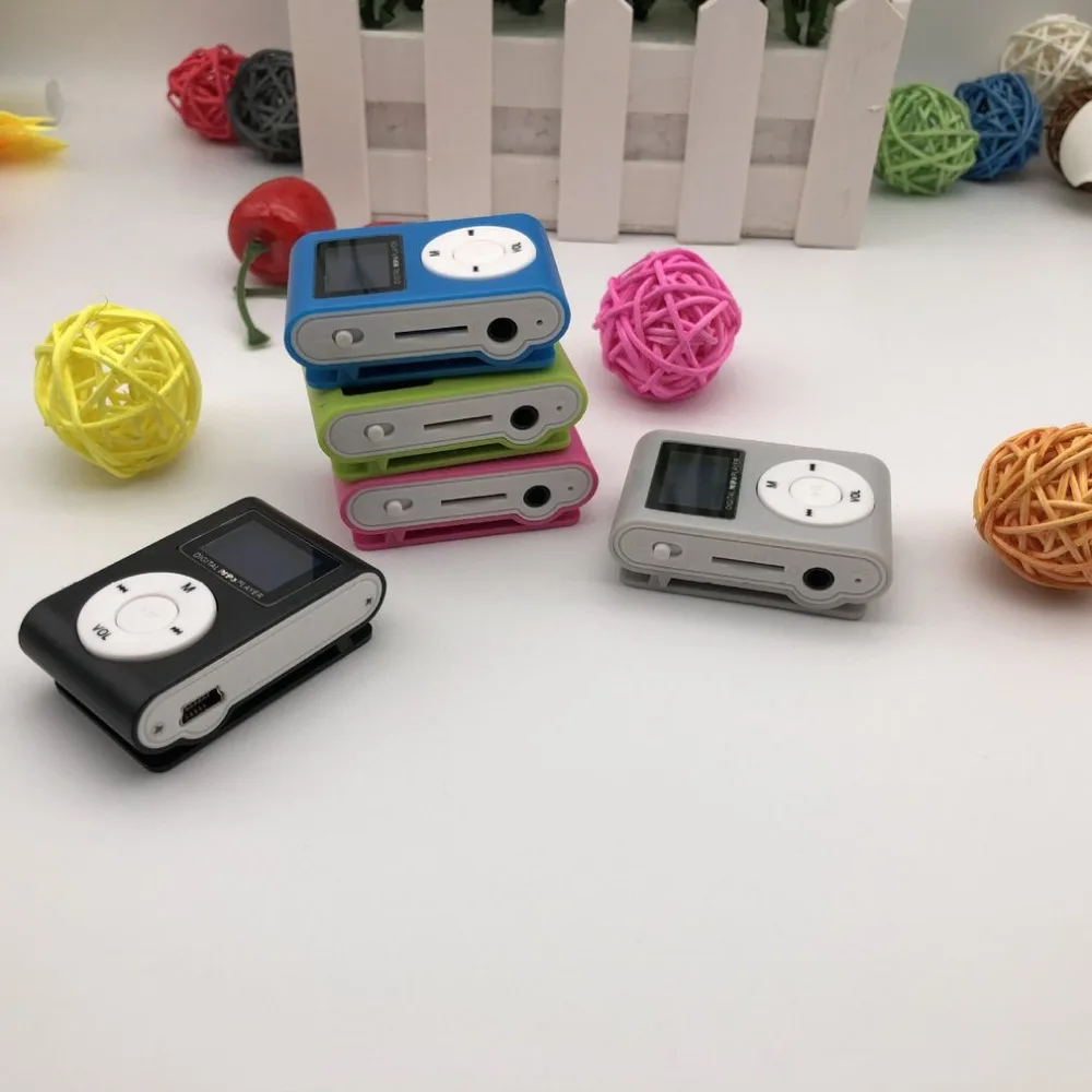 Маленький портативный MP3-плеер с ЖК-экраном музыкальный плеер поддержкой TF-карты