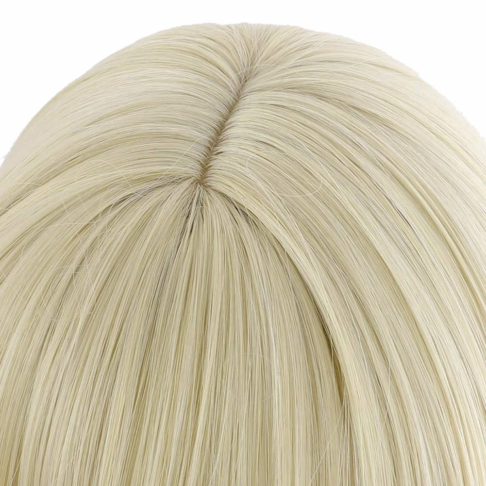 

55cm Game Genshin Impact Cosplay Wig Traveler Ying Heat Resistant Synthetic Hair Party Wigs