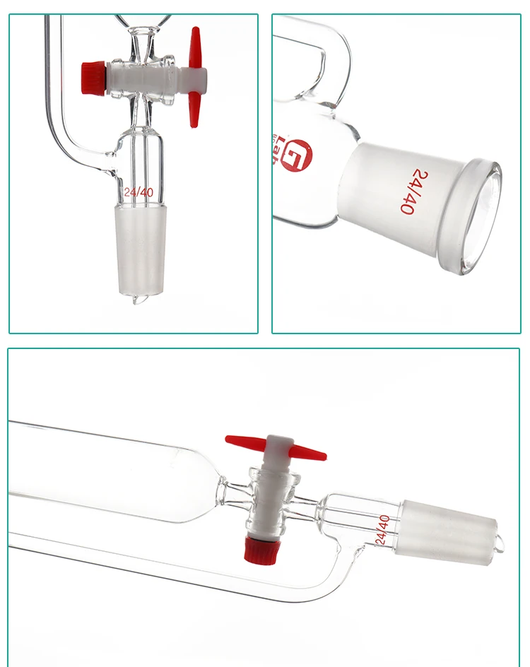 Лабораторная цилиндрическая капельная Воронка 100 мл с постоянным давлением