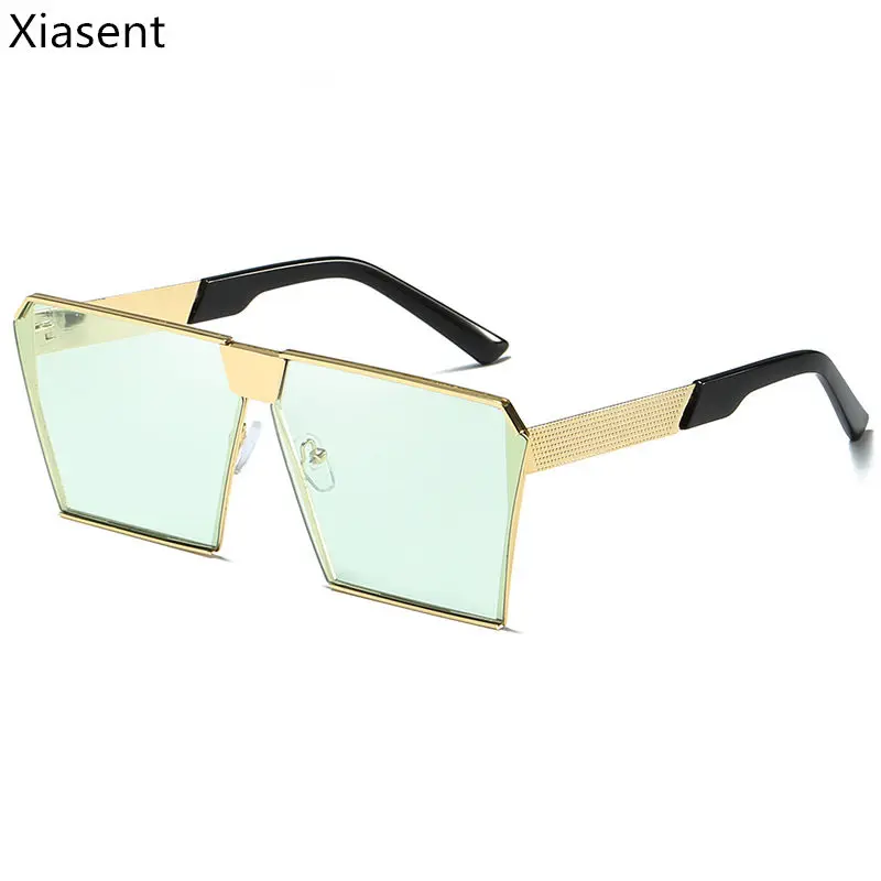 Xiasent Brand design colorful new sunglasses ladies fashion glasses square trend big box UV400 | Аксессуары для одежды