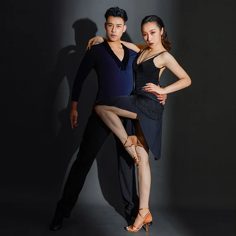 

Latin Dress Costumes Sexy Bodysuit Latin Dance Tops Women New Ballroom Dance Clothing Chacha Samba Performance Wear DQS5251