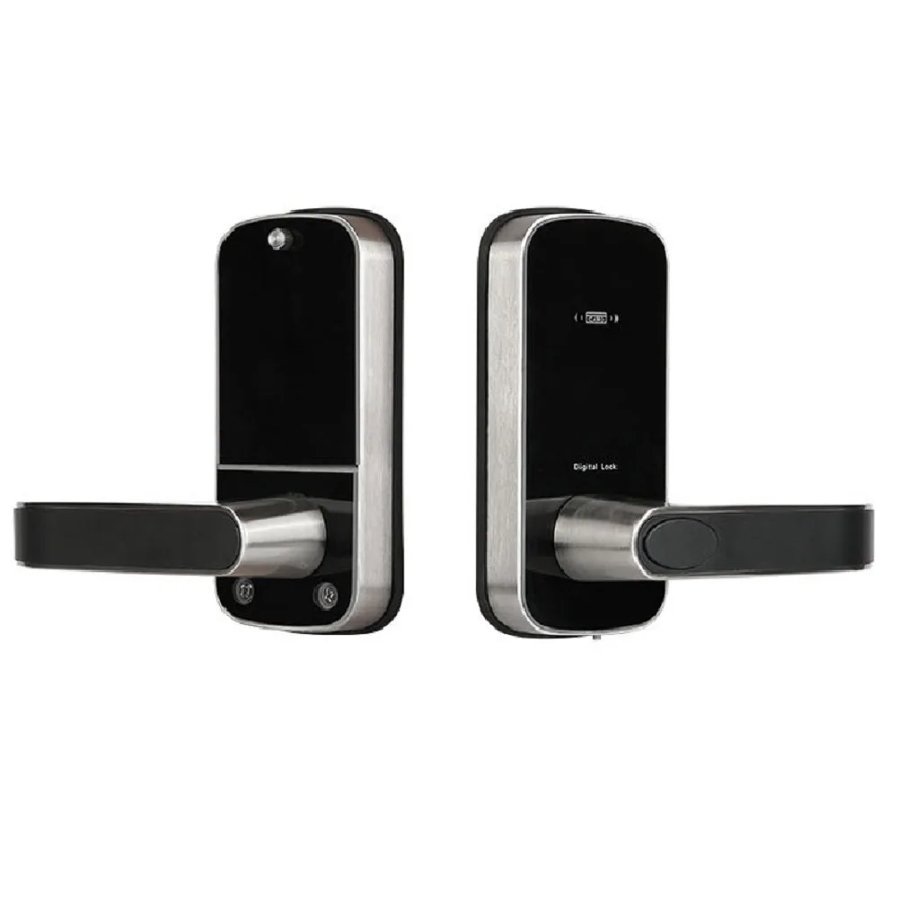 Цифровой Дверной Замок TTLock с Bluetooth, электронный пароль, RFID-карта доступа, сенсорный экран, односторонний болт, двусторонняя ручка (art.: 3a37bcc341e) - 3a37bcc341e