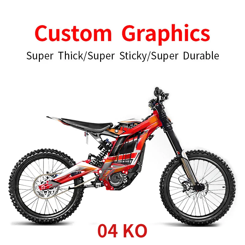 

For SURRON Custom Stickers Light Bee X Electric Off-road Bike Dirtbike Decorative Self-adhesive Moisture-proof Thick SUR-RON
