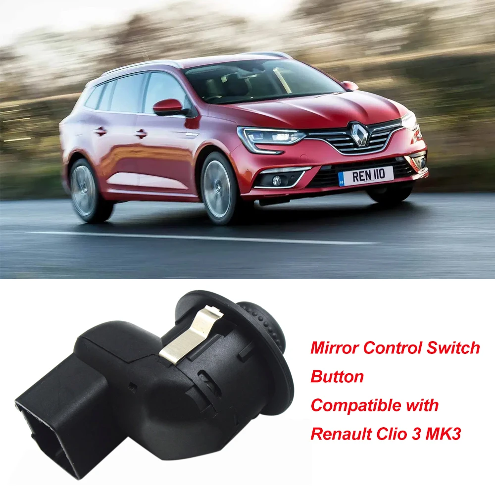 Кнопка переключателя с зеркалом управления для Renault Clio 3 MK3 Laguna 2 Scenic Megane Kangoo 2007 2017