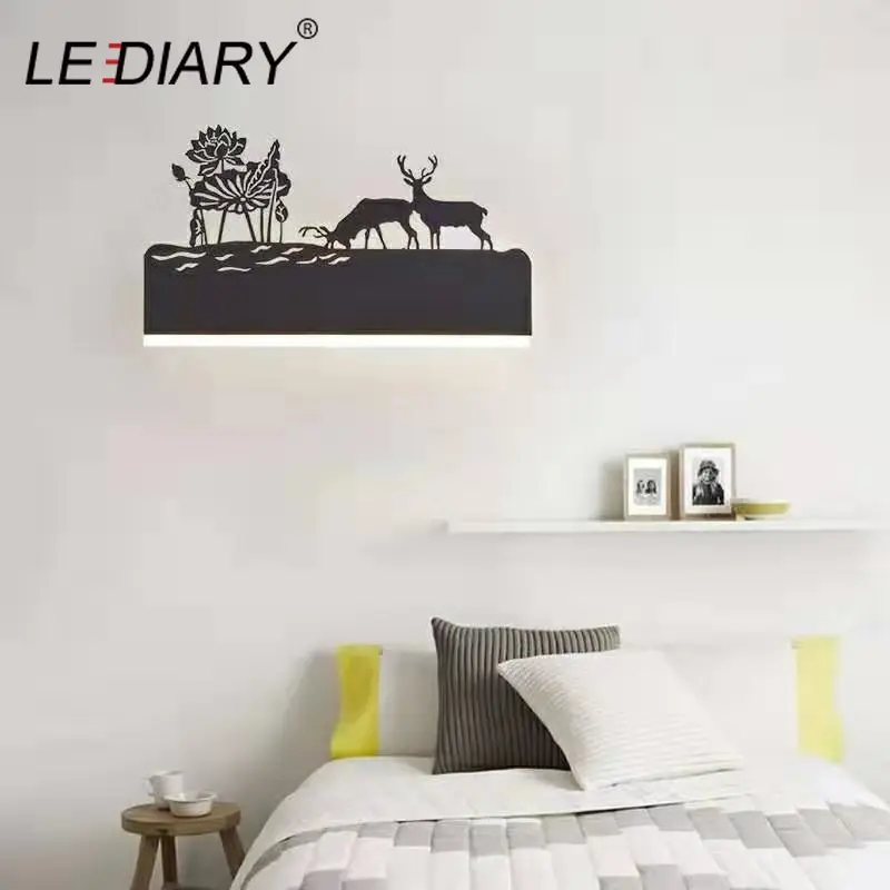 LEDIARY романтическая светодиодная настенная лампа креативная живопись 110 240 в