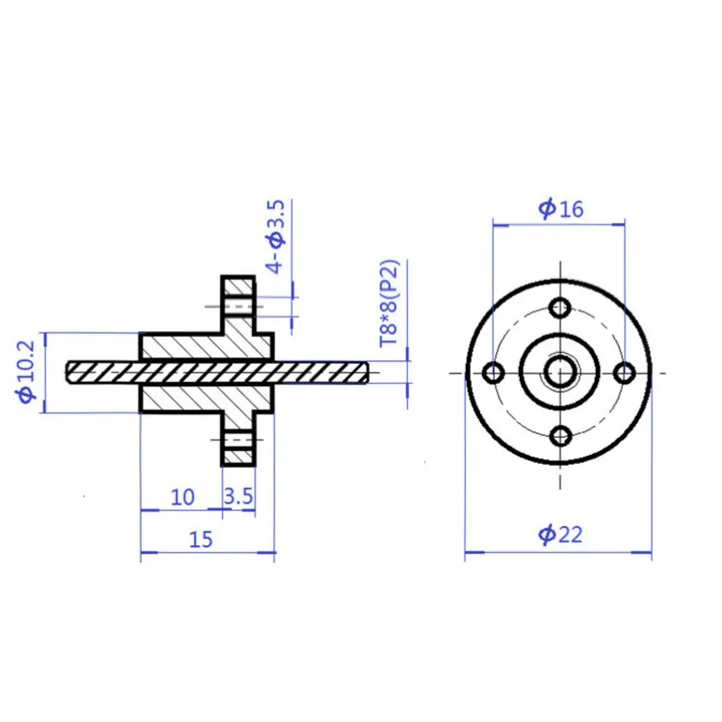 15 шт./набор линейные торцевые винты 8-400 мм