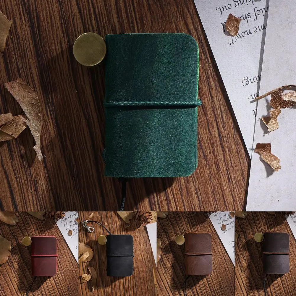 

Mini Notebook Handmade Personal Organizer Diary Notebook Waterproof Refillable Notebook
