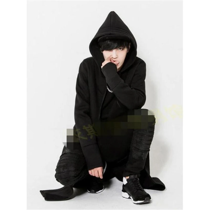 Осенне зимний толстый кашемировый кардиган Длинная модель корейской свободной