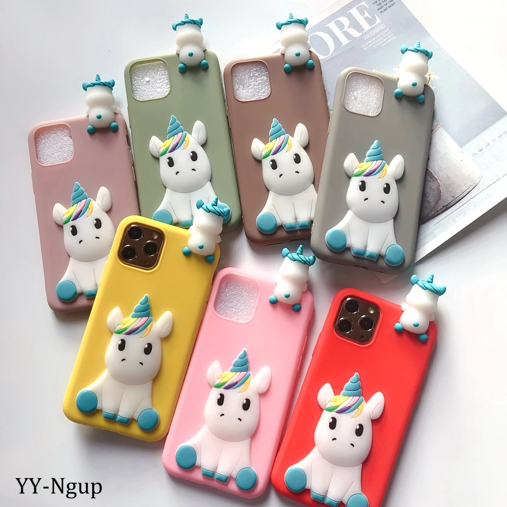 Honor 8S 8A 8X 8C 7A 7C чехол для Huawei 10 20 Lite DIY Kawaii Единорог силиконовый Huwai V10 V20 V30 9X Pro