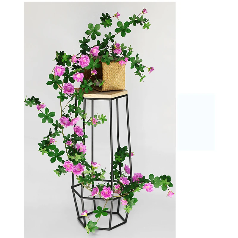 Искусственный цветок роза лоза десять миль благовония трость Шелковый нить для