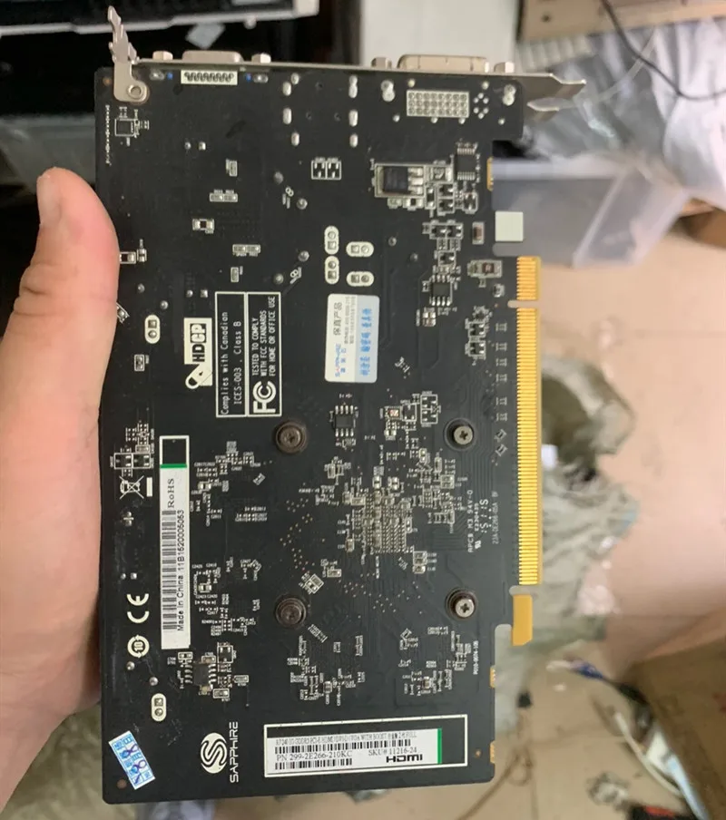 Видеокарта SAPPHIRE Radeon R7 350 2 Гб графический процессор AMD R7350 видеокарты для