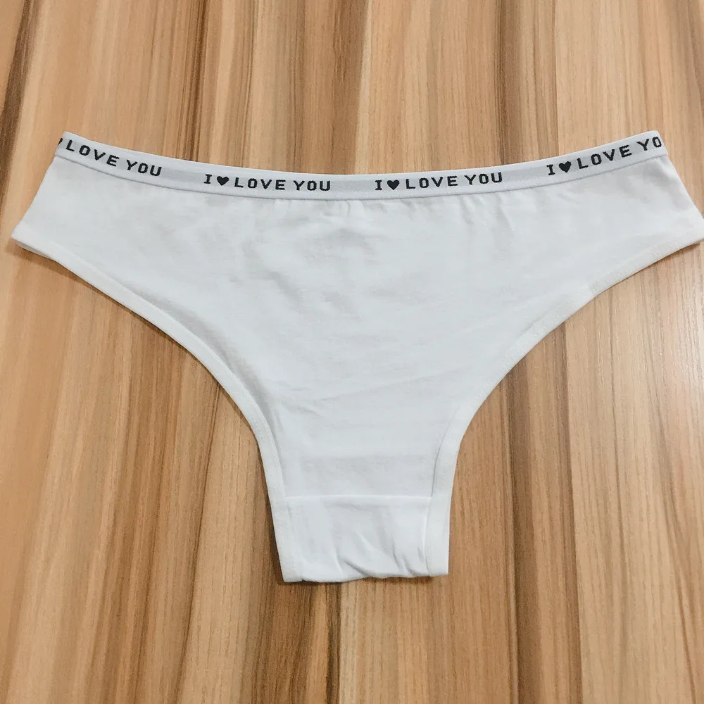 3 Pcs/lot Ladies Bikini Style Underwear Lingerie Femme Cotton Sexy Panties For Women Briefs Low Waist Underpants Female Pantys