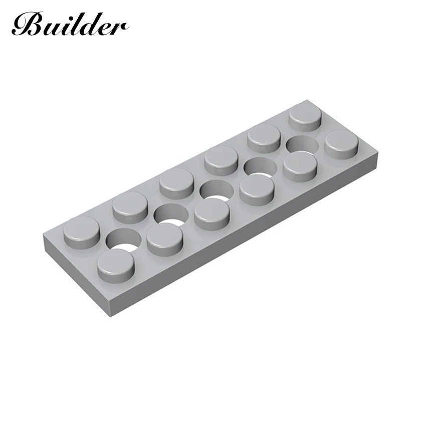 Конструктор Little Builder 32001 MOC Technology Plate 2x6 с 5 отверстиями 10 деталей сборные детали