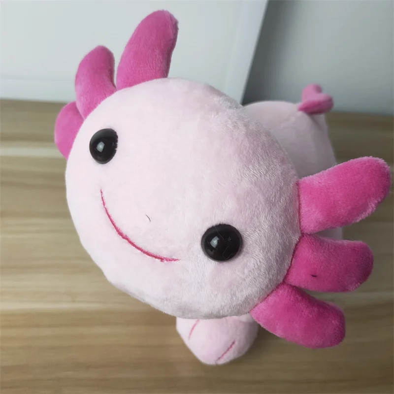 Kawaii Axolotl плюшевые игрушки животные фигурки Куклы Мультяшные мягкие розовые куклы
