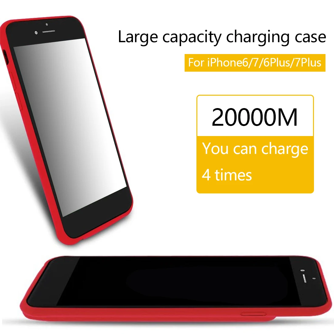 

New 4500/7000 mAh Portable Charging Case For iPhone 7 7Plus Battery Charger Cases for iPhone 6 6s Plus Battery Back Cover