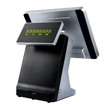 Pos терминал и custmer дисплей точки продаж Компьютер для супермаркета