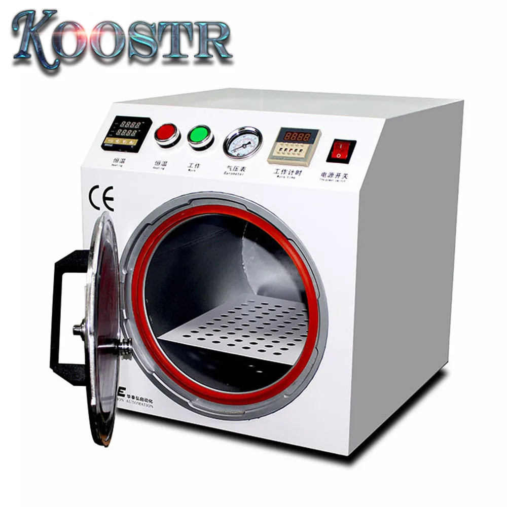 Аппарат для удаления воздушных пузырей с ЖК дисплеем высокого давления OCA