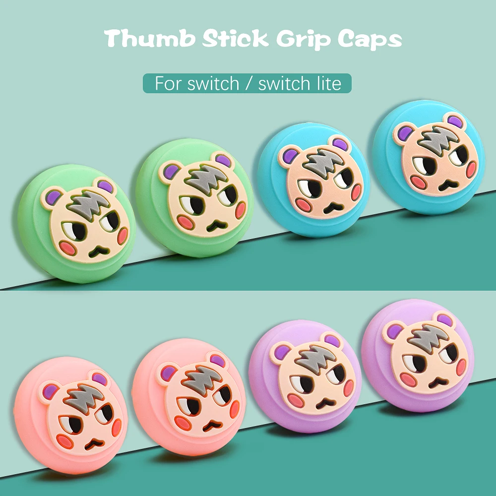 AnimalsCrossing аналог игры шапки защитные резиновые заглушки для NintendoSwitch