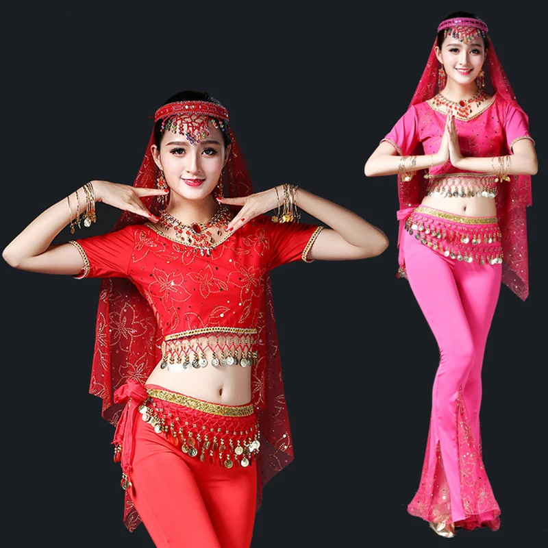 

Костюм брюк для танца живота для взрослых, индийская одежда сари для женщин, Костюмы Болливуда, профессиональный костюм для танца живота дл...