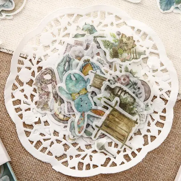 

40 pcs/lot Plant Food Sundry Series Creative Box Sticker Children Gift Stationery Decoration Accessories(ss-523)