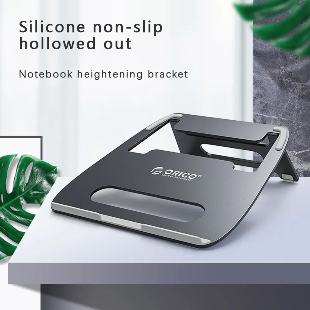 

KISSCASE Foldable Notebook Stand Aluminum Alloy Bracket Hollow Heat Dissipation Anti Slip Increase Support Tablet Holder Bracket