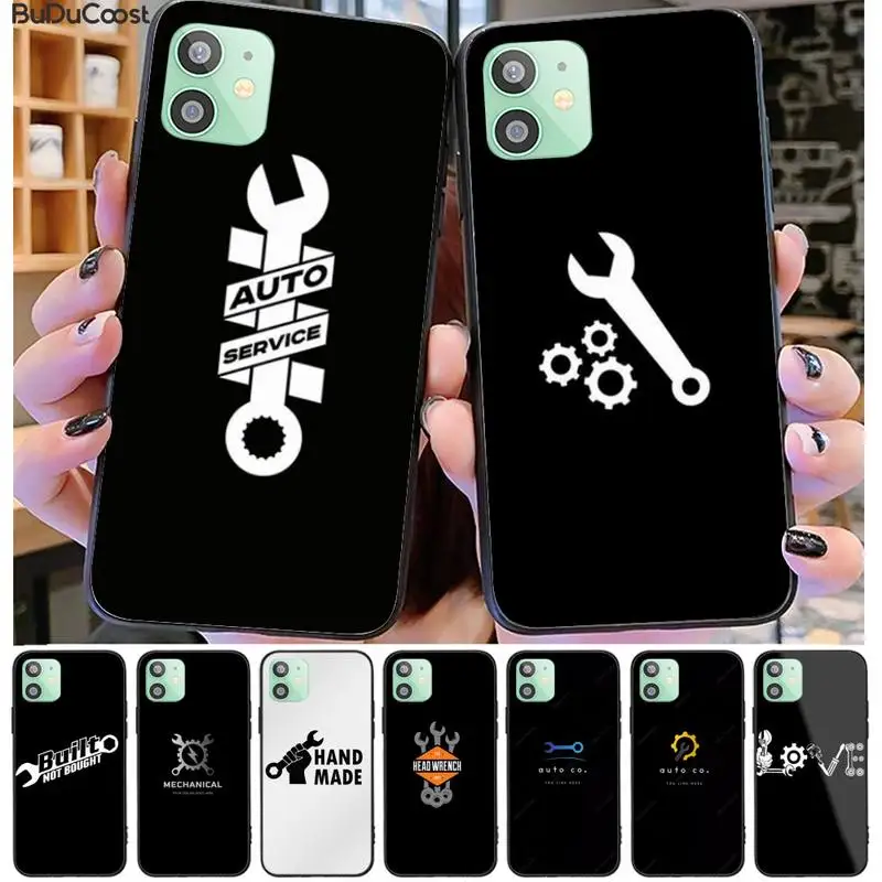 Чехол Hrmes Mechanic wrench для телефона iphone 11 Pro11 Pro Max X XS XR MAX 8plus 7 6S plus 5s se 7plus|Бамперы| |