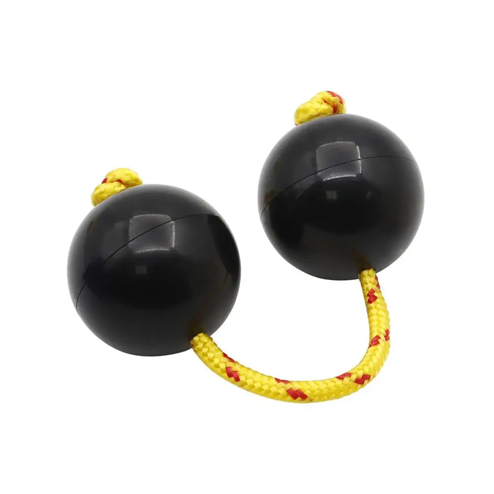 1 Pair F-76 Aslatua African Shaker Rattle Asalato Double Gourd Polyrhythmic Percussion Instrument Rhythm Sand Balls Random Color