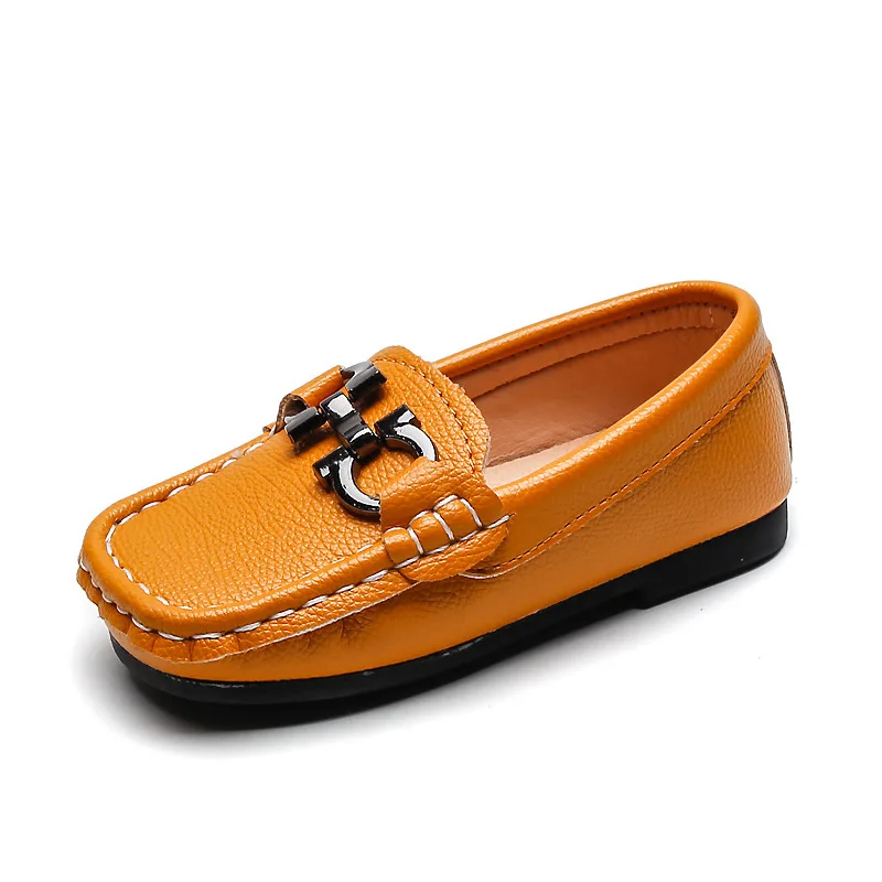 Кроссовки детские кожаные без шнуровки повседневная обувь на плоской подошве