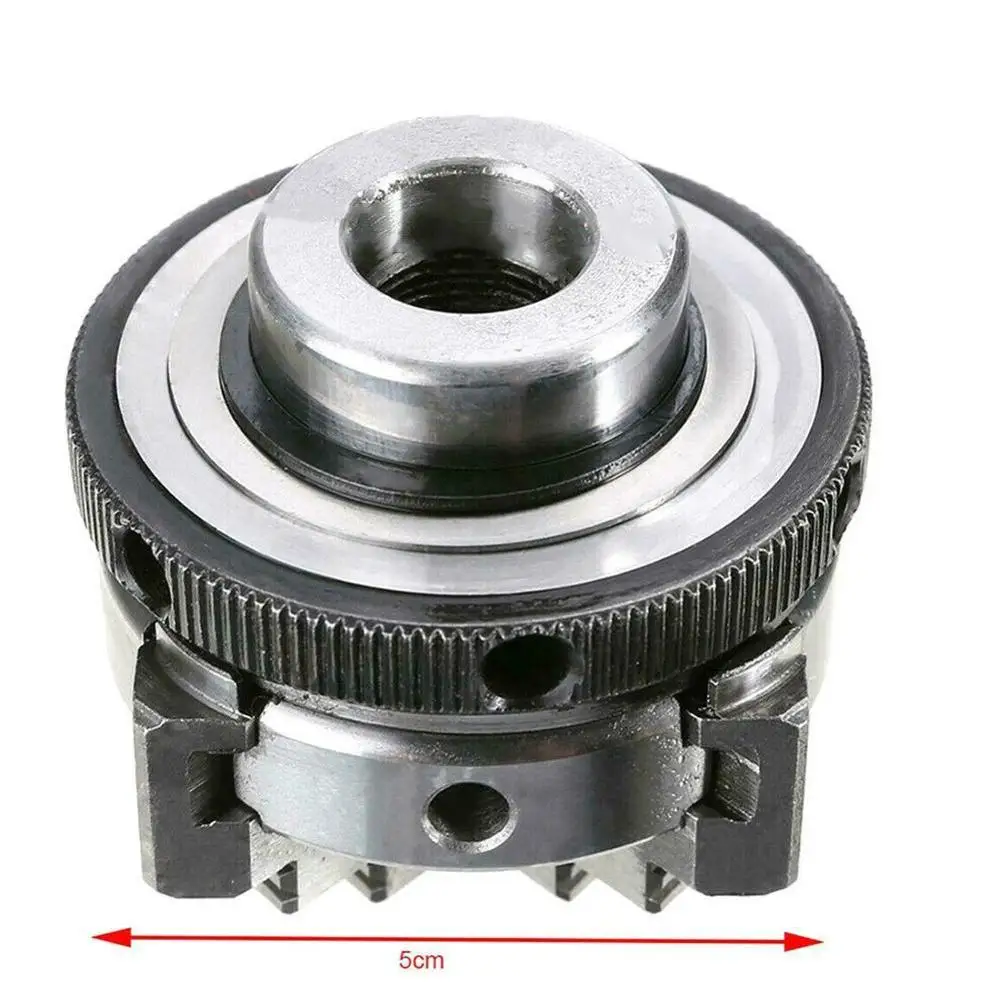 

Lathe Chuck 50mm Mini 4 Jaw Reversible Self-Centering Thread Chuck For Woodworking K02-50 Lathe Metal Torno Mount Y9H2