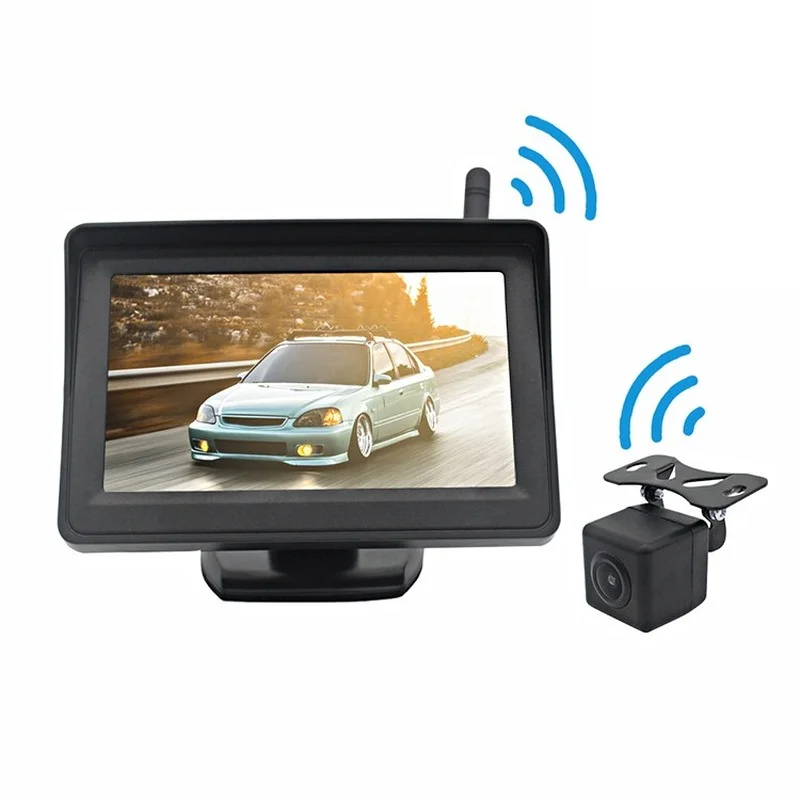 

4.3 inch Monitor Back Up Car Camera Wireless car reversing aid Car Rear View Reverse Camera System