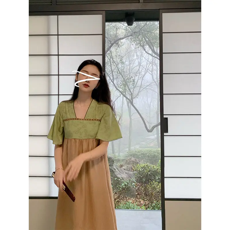

2021 modified Hanfu dress women's new design in spring and summer