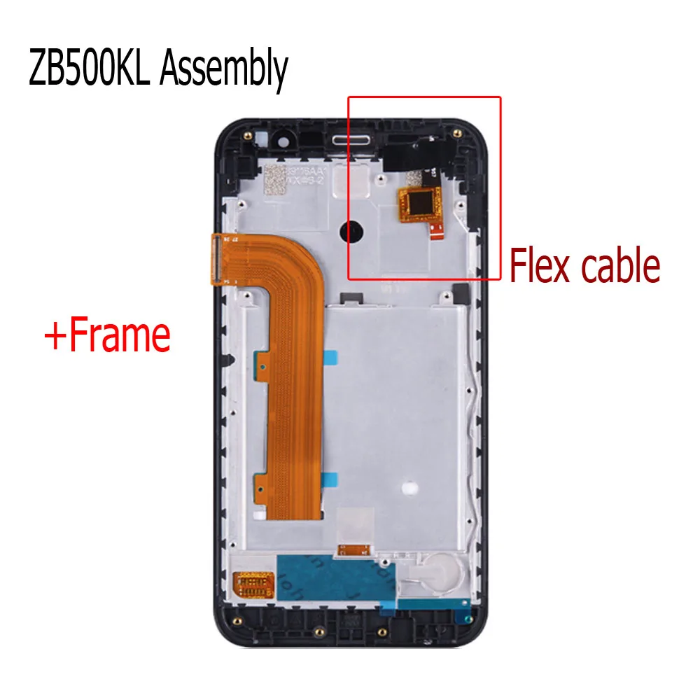 ЖК-дисплей WEIDA 5 0 дюйма для ASUS Zenfone Go ZB500KL X00AD сенсорный экран с дигитайзером